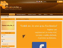 Tablet Screenshot of baranik.sk